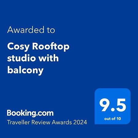 Cosy Rooftop Studio With Balcony Belgrad Exterior foto