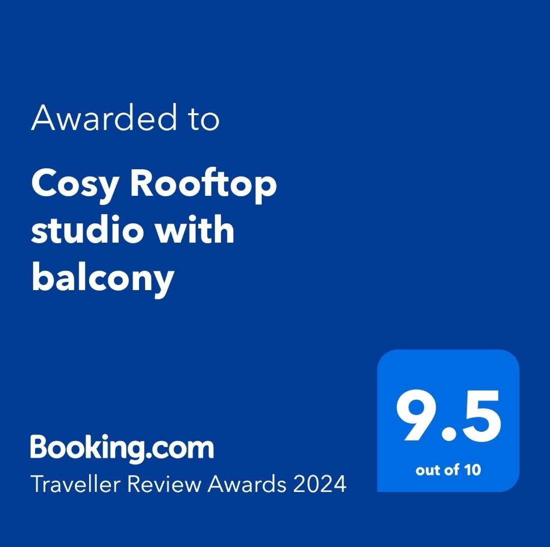Cosy Rooftop Studio With Balcony Belgrad Exterior foto